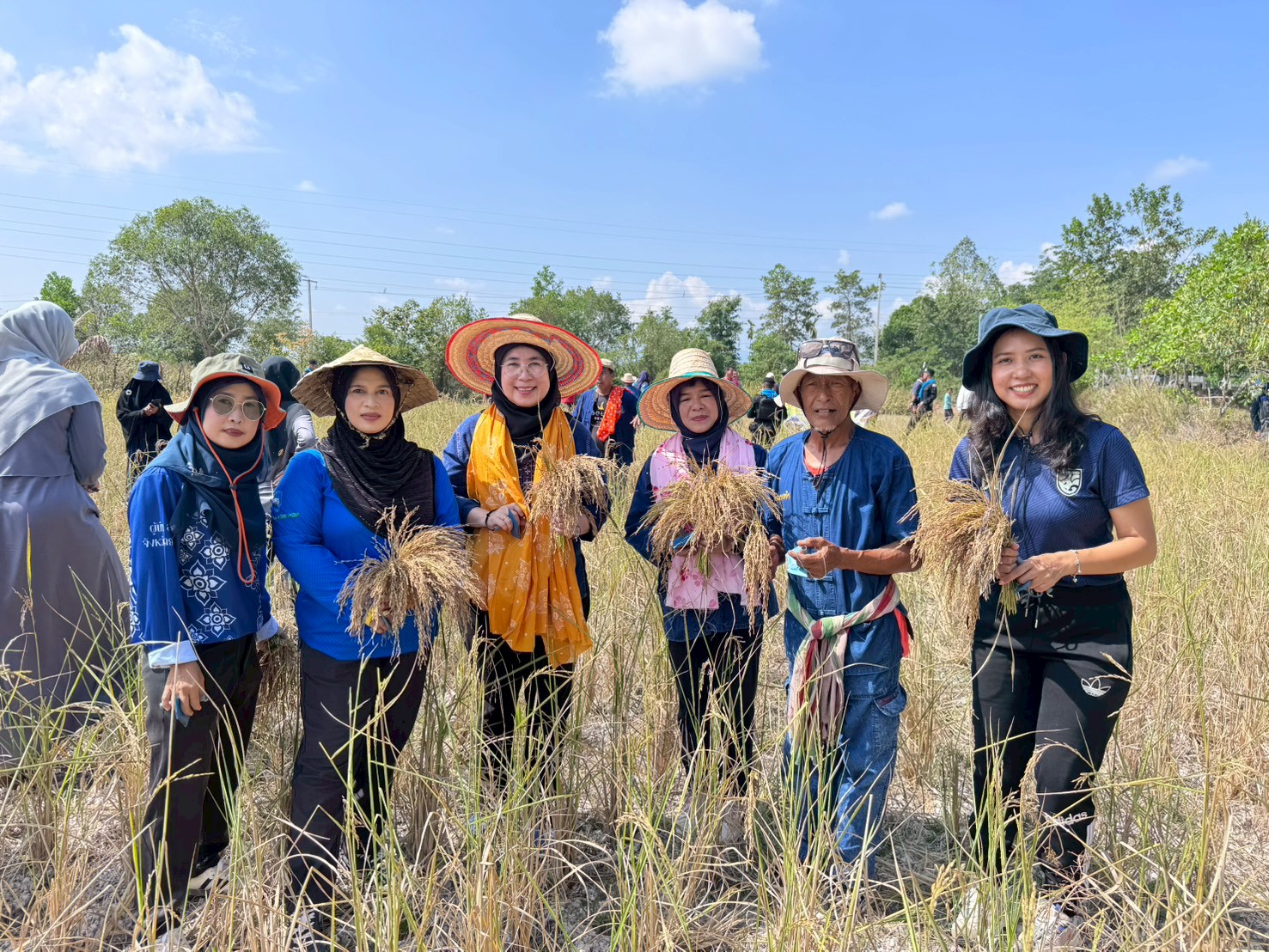 พช.รามัน ร่วมกิจกรรมรวมพลัง “สืบสานประเพณี เอามื้อสามัคคี ปือแยงือแต” ขับเคลื่อนศูนย์เรียนรู้การพัฒนาคุณภาพชีวิตประยุกต์สู่ โคก หนอง นา สร้างความมั่นคงทางอาหาร สู้ภัยวิกฤตด้วยวิถีพอเพียง